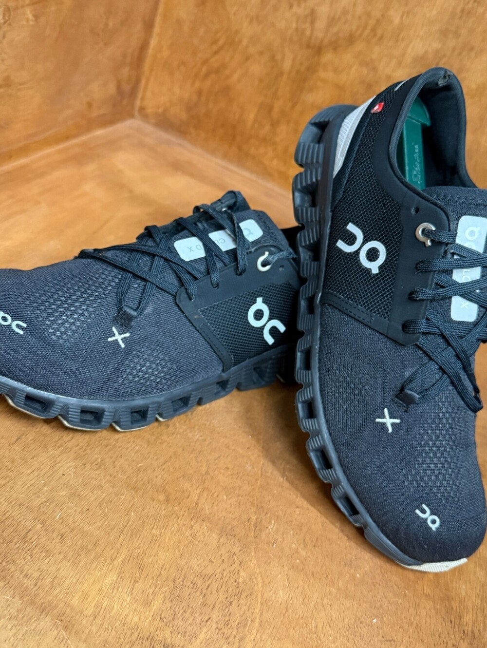 On Cloud X 3 Running Shoes Womens Size 9.5 Black Asphalt Sneakers 60.98696
